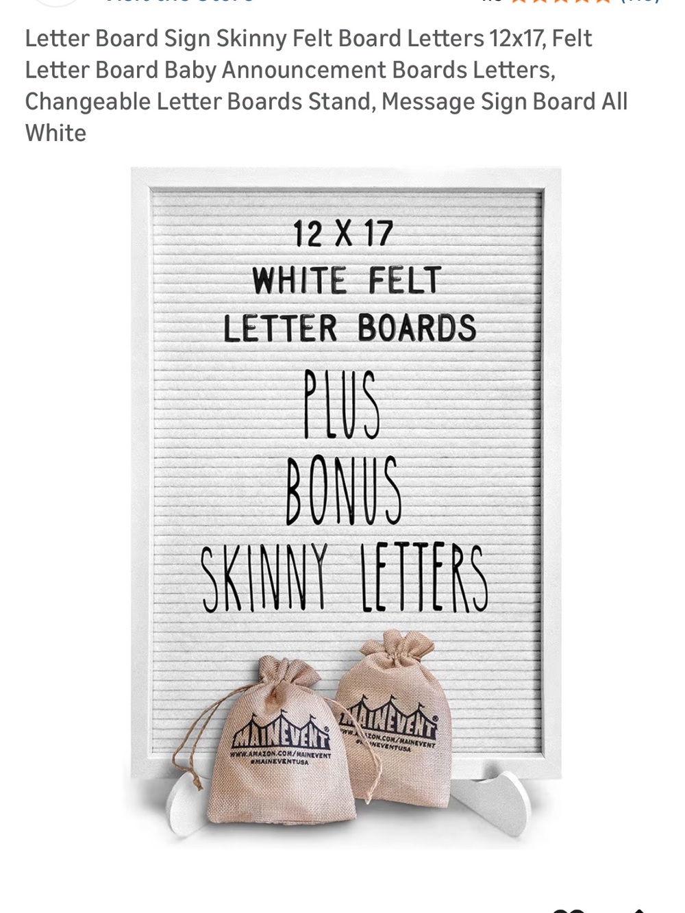 Letter Board Sign 12 x 17